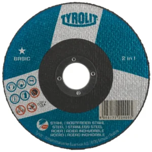 Tyrolit BASIC 2-in-1 Cut-Off Wheel 125mm x 3.0 x 22.23 (291948) - Cutting Disc