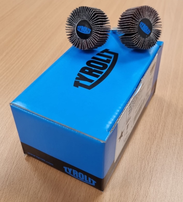 ABRASIVE FLAP WHEELS 60 GRIT (TYROLIT) Brit Direct